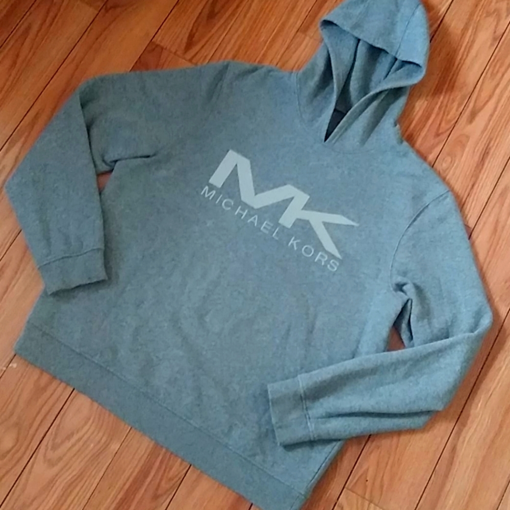 Michael Kors Reflective Front Logo Pullover Hoodie